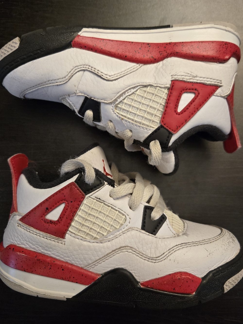 Air Jordan 4 Retro Red Cement Toddler 9C